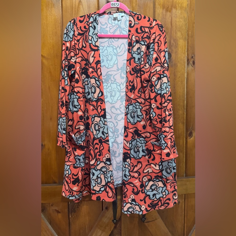 LuLaRoe Multicolor Floral Cardigan